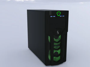 Pc gamer complet 3D Model