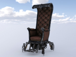 Throne sci fi Modelo 3D