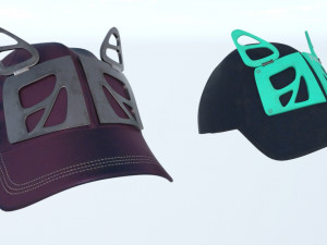 Cap cat kitty Modello 3D
