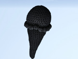 Ice cream decor knit 3D Модель
