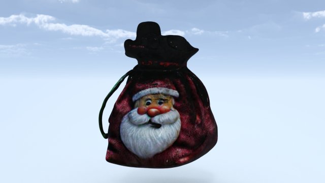 Sack Noel Modèle 3D .c4d .max .obj .3ds .fbx .stl .blend 