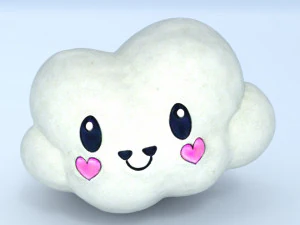 Cloud snow cute 3D Model