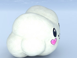 Cloud snow cute 3D-Modell