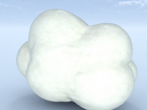 Cloud snow cute 3D-Modell