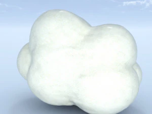 Cloud snow cute 3D Model