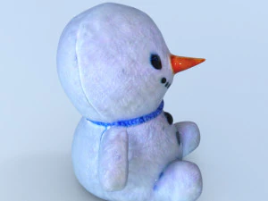 Snowman cute 3D Model