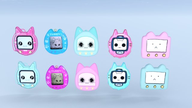 Tamagotchis 3D 모델 .c4d .max .obj .3ds .fbx .stl .blend