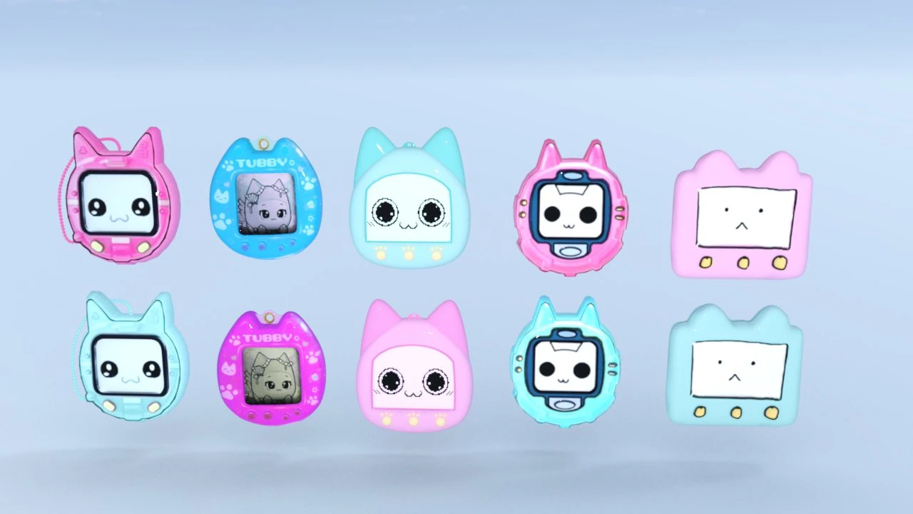 Tamagotchi's 3D Model .c4d .max .obj .3ds .fbx .stl .blend 