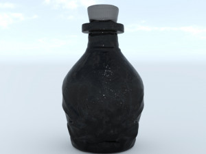 Bottle rum Modello 3D