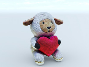 Sheep toy 3D Model