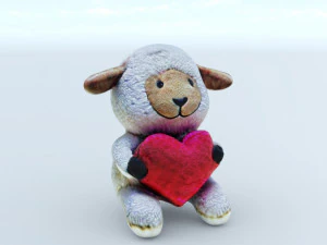 Sheep toy 3D Model