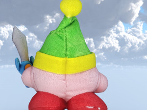 Kirby christmas Model 3D
