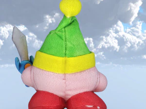 Kirby christmas 3D Model
