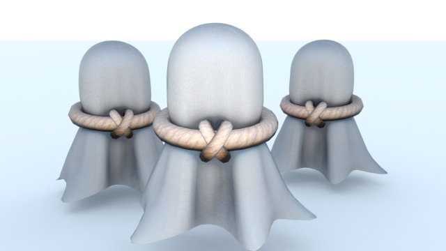 Ghosts 3D मॉडल .c4d .max .obj .3ds .fbx .stl .blend 