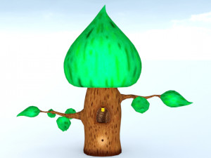 Tree green house 3D Model