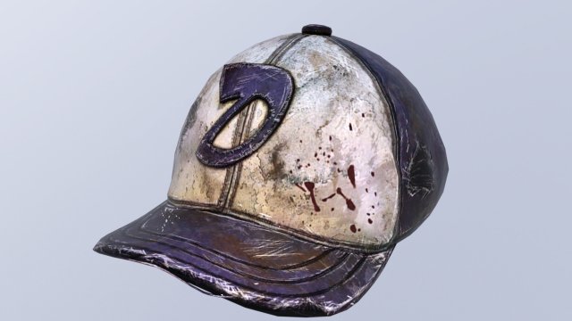 The walking dead hat 3D in 3DExport