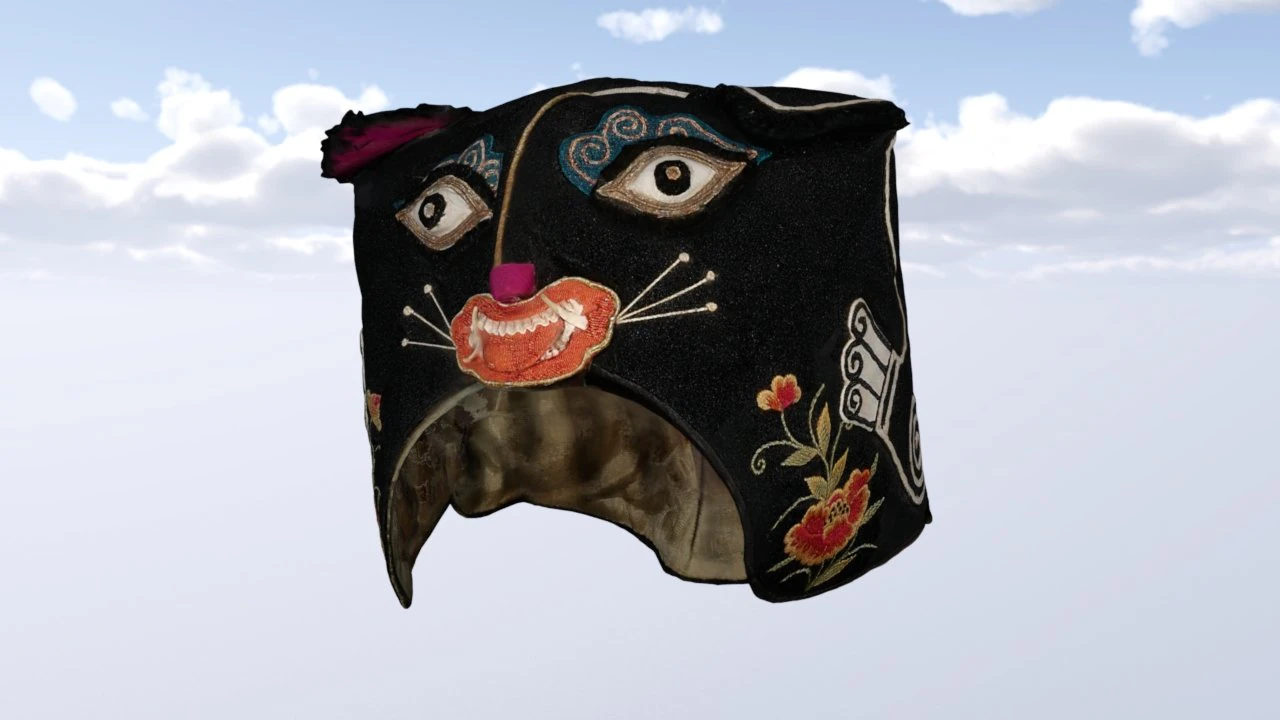 Tiger hats chinese 3D Model .c4d .max .obj .3ds .fbx .stl .blend 