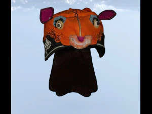 Tiger hats chinese 3D Model