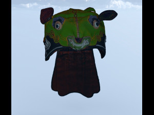 Tiger hats chinese Modelo 3D