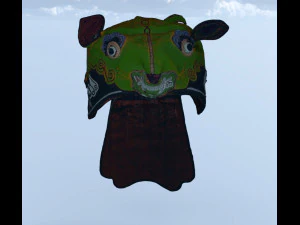 Tiger hats chinese 3D Model