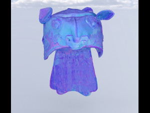 Tiger hats chinese Modelo 3D