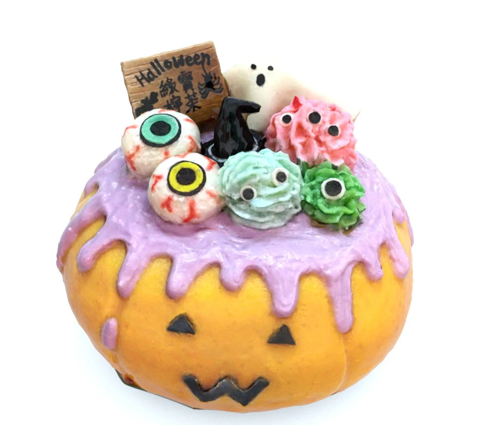 G&acirc;teau d'Halloween Modèle 3D .c4d .max .obj .3ds .fbx .stl .blend 