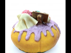 G&acirc;teau d'Halloween Modèle 3D