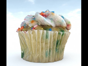 Cupcake 3D 모델