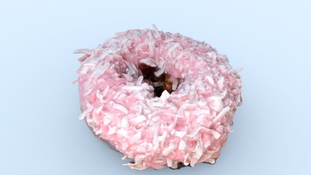 Coconut sweet Modello 3D .c4d .max .obj .3ds .fbx .stl .blend 