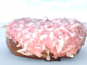 dulce de coco Modelo 3D