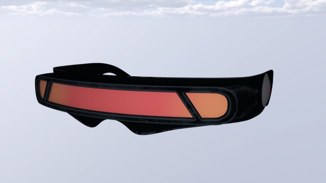 Cyclop sunglasses 3D 모델 .c4d .max .obj .3ds .fbx .stl .blend 