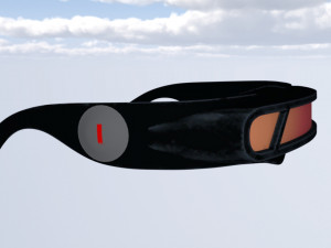 Cyclop sunglasses 3D 모델