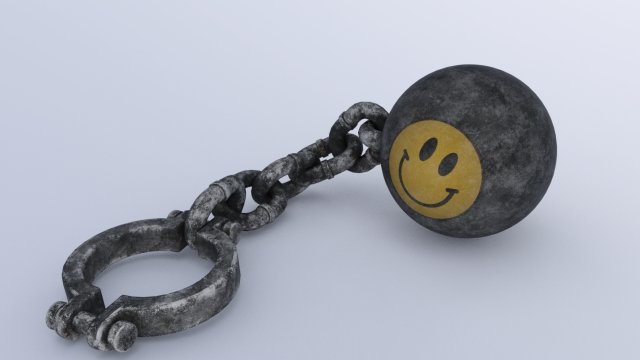 Chain wreckingball 3D Model .c4d .max .obj .3ds .fbx .stl .blend 