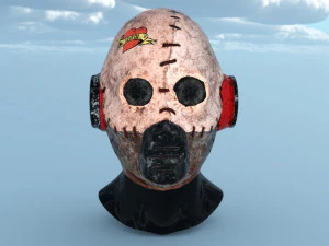 Mask psycho halloween 3D Model