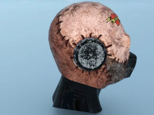 Mask psycho halloween 3D Model