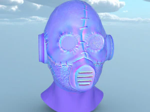 Mask psycho halloween 3D Model