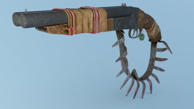 Old zombie apocalypse shot 3D-Modell .c4d .max .obj .3ds .fbx .stl .blend 