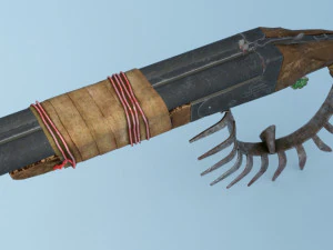 Old zombie apocalypse shot 3D Model