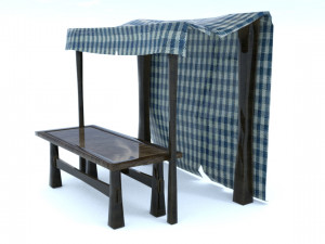 Market Stall Modelo 3D