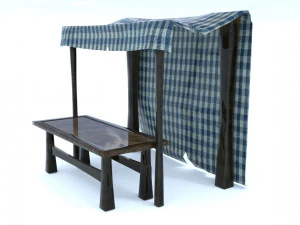 Market Stall 3D Model