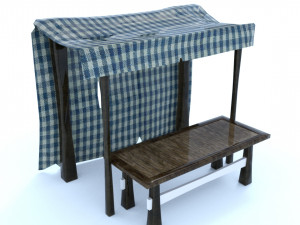 Market Stall 3D 모델