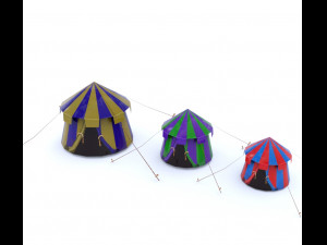 Tents 3D मॉडल