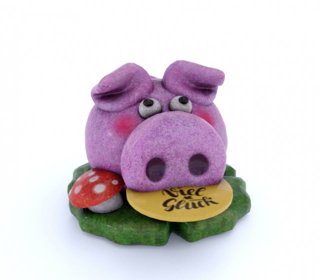 Pig money Model 3D .c4d .max .obj .3ds .fbx .stl .blend 