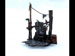 Scena casuale Modello 3D