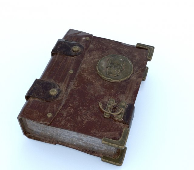 Pirate Book 3D 模型 .c4d .max .obj .3ds .fbx .stl .blend 