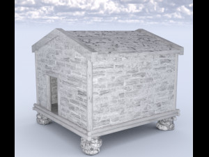 Old hut Modèle 3D