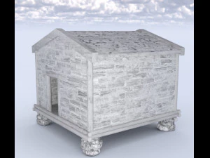 Vecchia capanna Modello 3D