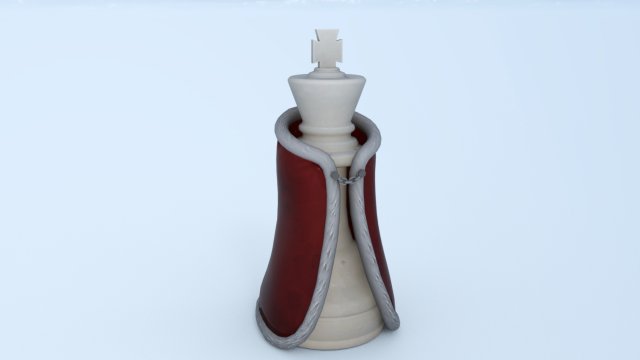 King 3D Модель .c4d .max .obj .3ds .fbx .stl .blend 