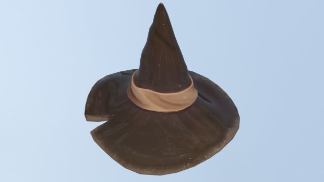Wizard hat 3D 모델 .c4d .max .obj .3ds .fbx .stl .blend 