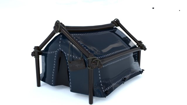 Tent Model 3D .c4d .max .obj .3ds .fbx .stl .blend 